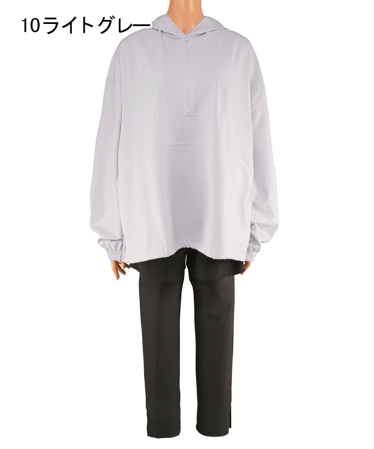 2025年新作】WEB限定商品 ポケット付きハーフジップラッシュパーカー＋