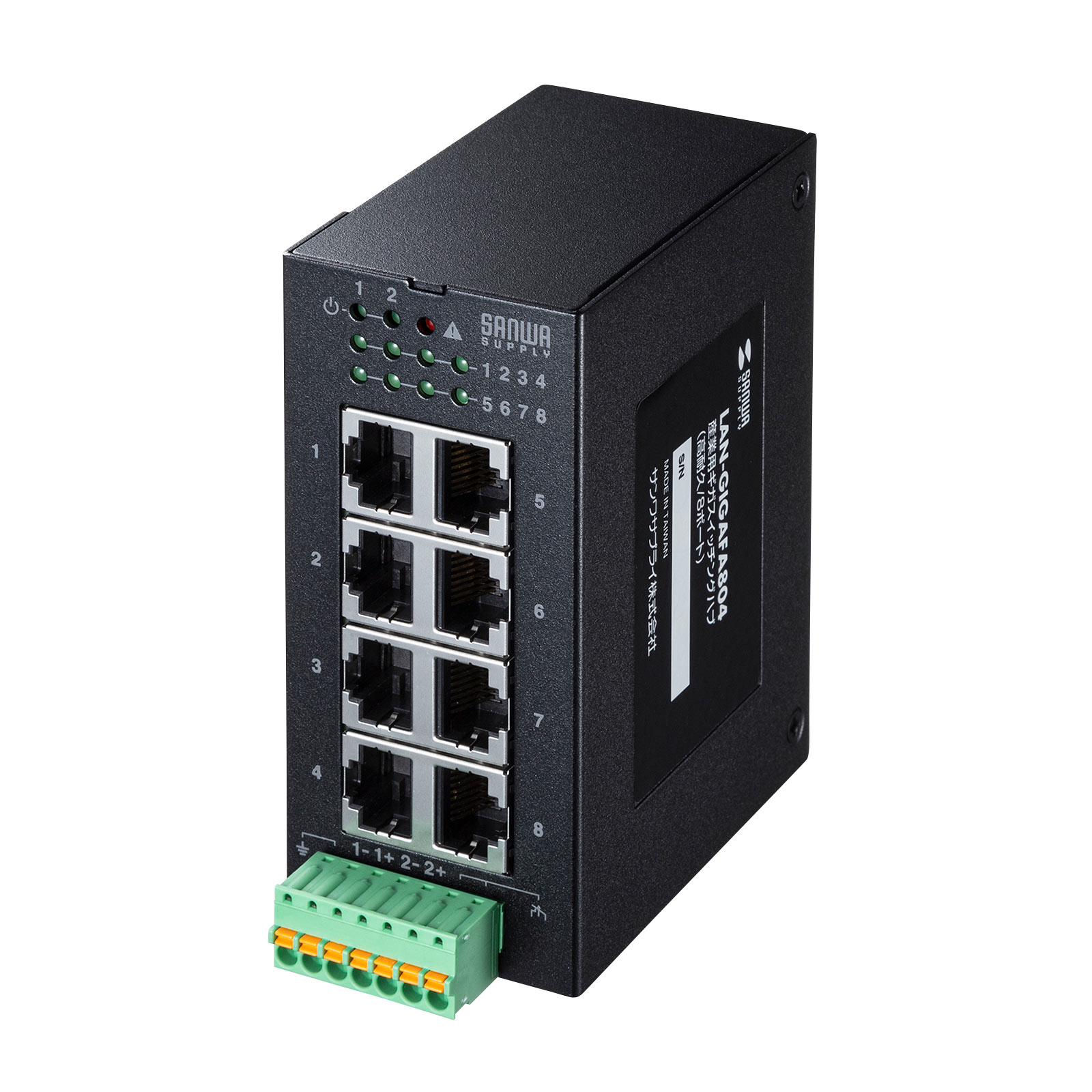 冗長電源やDINレールへの設置に対応した産業用スイッチングハブを発売