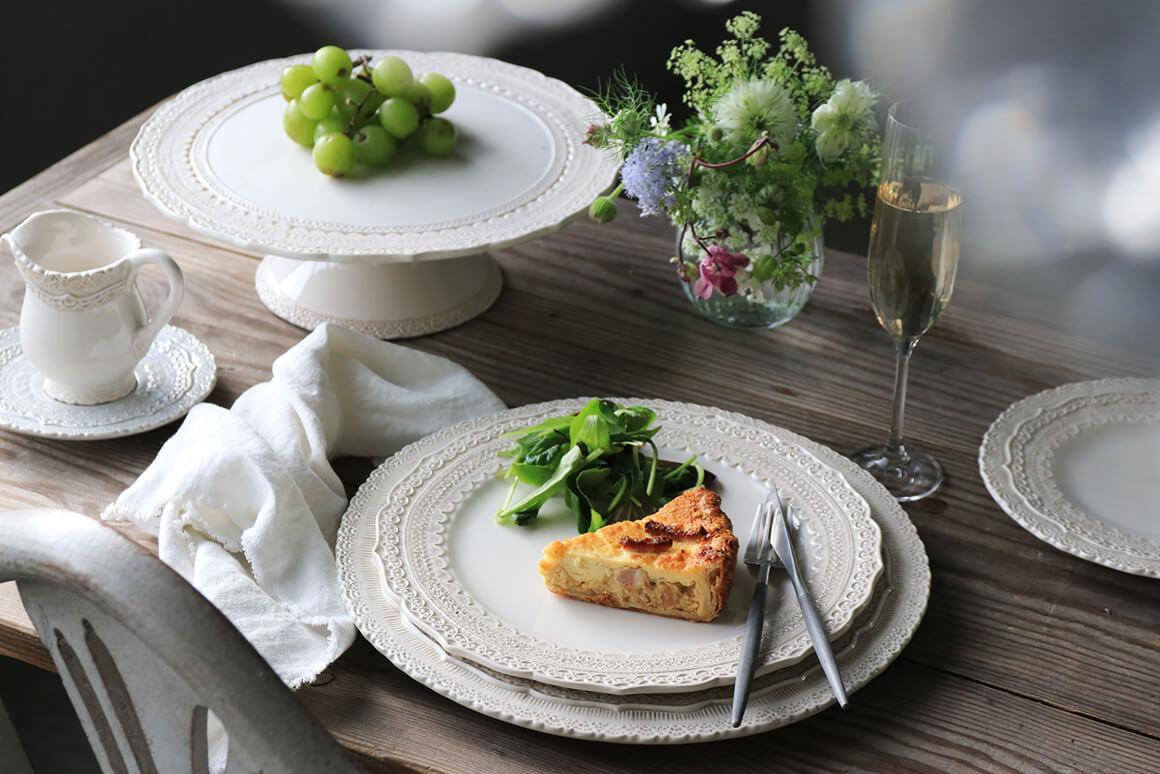 ELIOS FINEZZA エリオス フィネッツァ ディナープレート 28cmクリーム