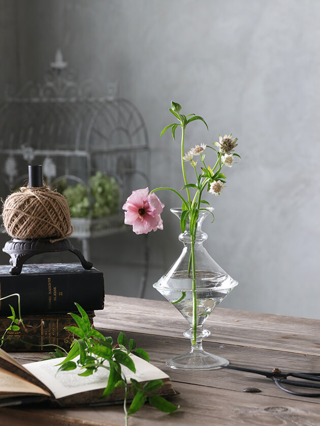 ガラスフラワーベースKaren A