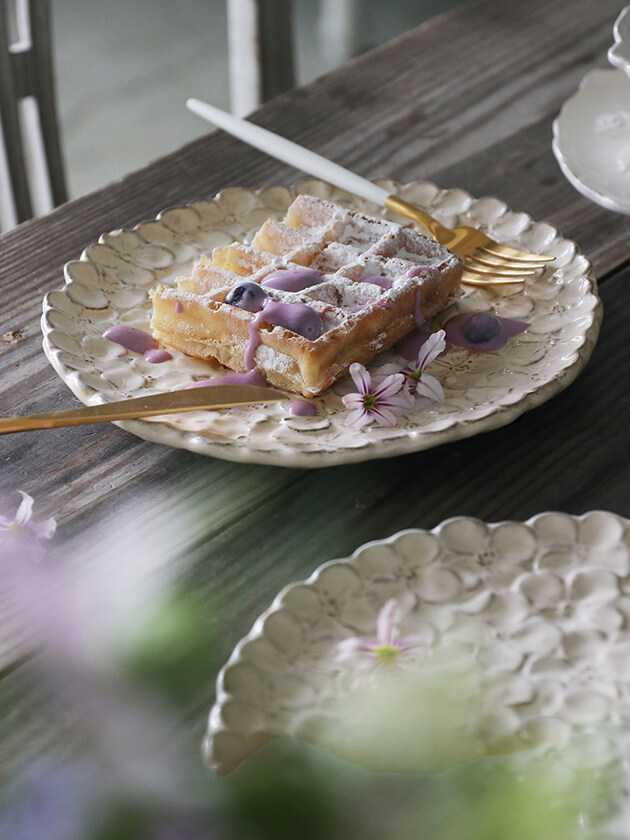 VIRGINIA CASA ROMANTICA オルテンシアプレート ホワイト - サラグレース