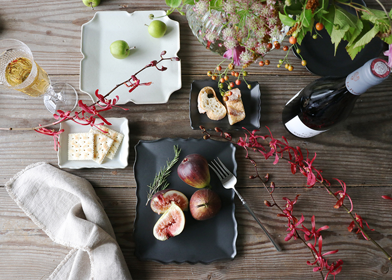 Sarah Graceオリジナルプレート ⾊と形でコーディネートを楽しむ