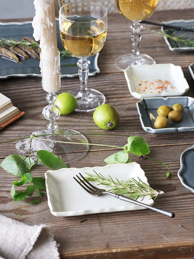 Sarah Graceオリジナルプレート ⾊と形でコーディネートを楽しむ