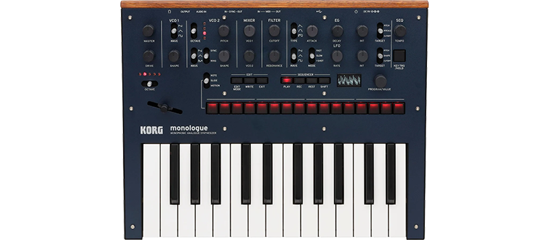 Korg Monologue Analogue Synthesizer (Blue) LN76463 - MONOLOGUE-BL