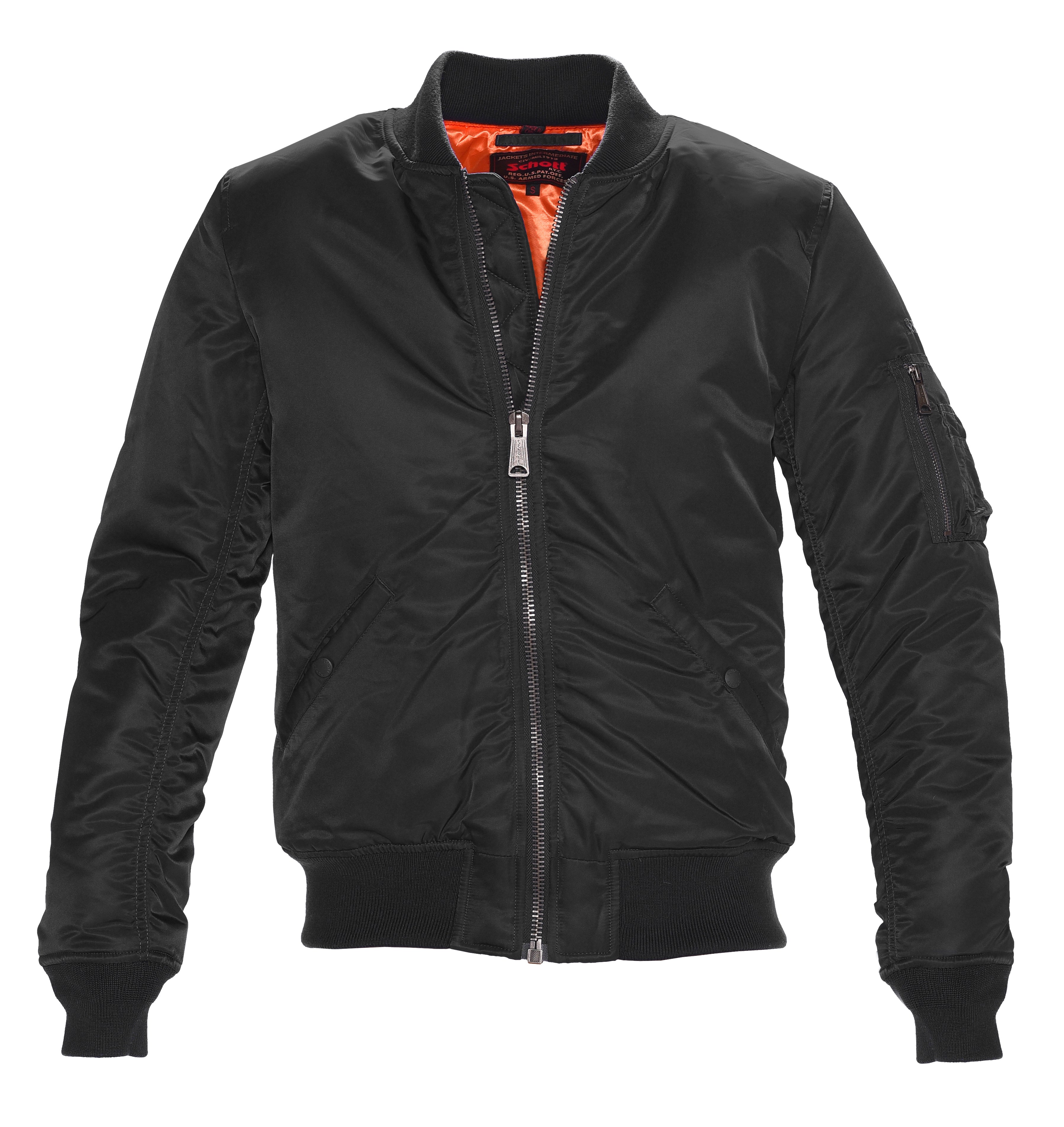 9628 - Men's Nylon Flight Jacket – Schott N.Y.C.