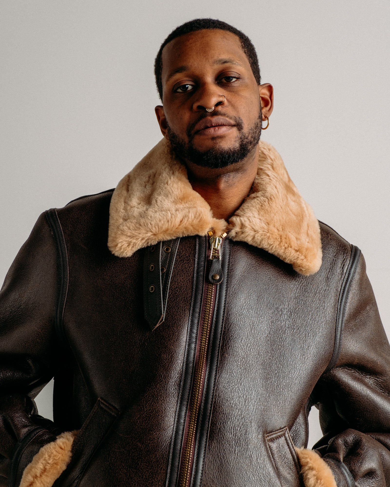 257S | Classic B-3 Sheepskin Bomber Jacket – Schott N.Y.C.