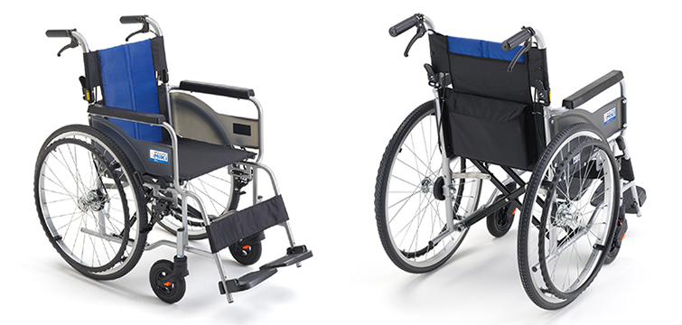 非課税】ミキ 自走型車椅子 BAL-R1 ハイポリマータイヤ 軽量車いす