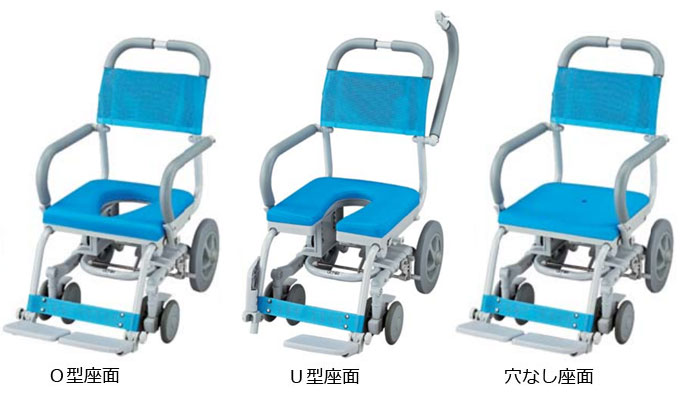 ウチエ シャワーラク シャワーキャリー・入浴用車椅子 | 介護・福祉
