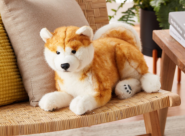 なでなでワンちゃん秋田犬HACHI-EX ぬいぐるみ 音声認識人形 | 介護