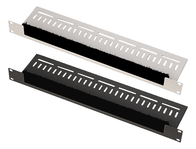 1Uブラシ付パネル NPBR シリーズ｜19インチラック｜摂津金属工業株式