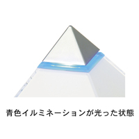 音声で時刻をお知らせする電波クロック 「 ピラミッドトーク 」を新