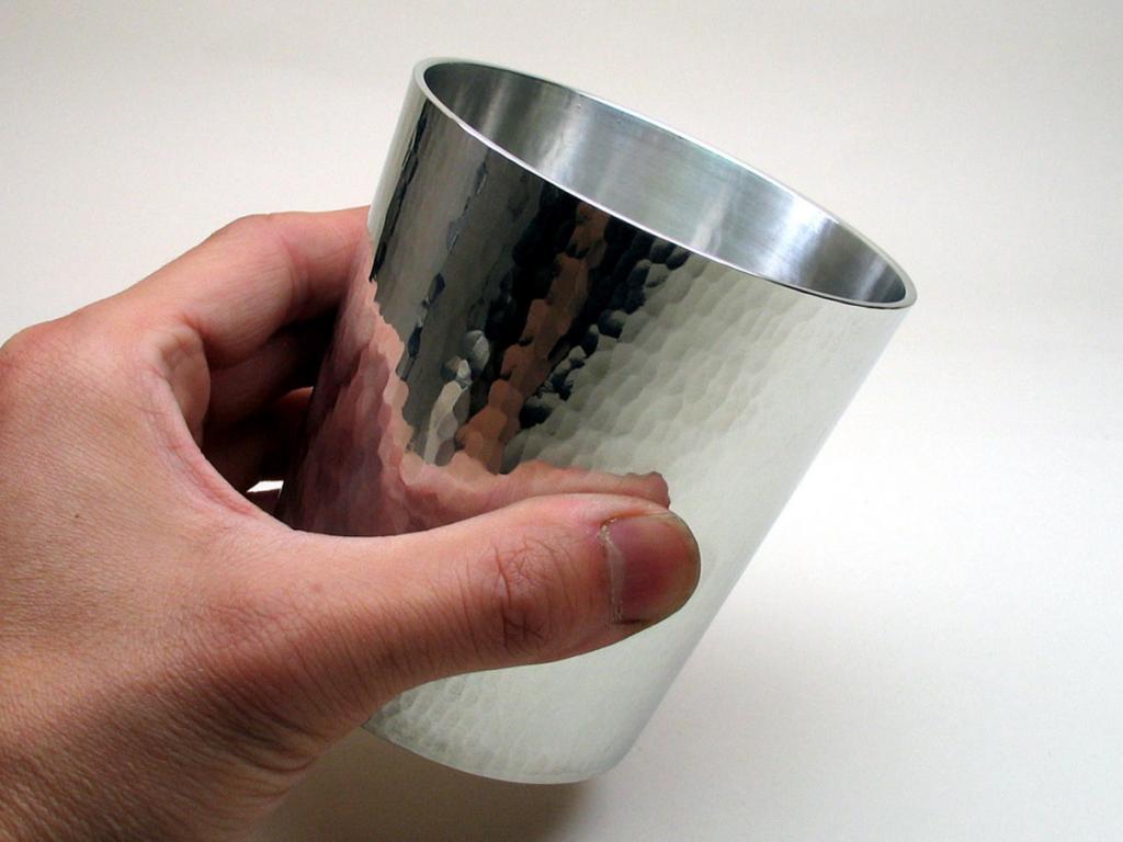 錫 鎚目タンブラー / Some tumblers for drinks on the rocks | 清課堂