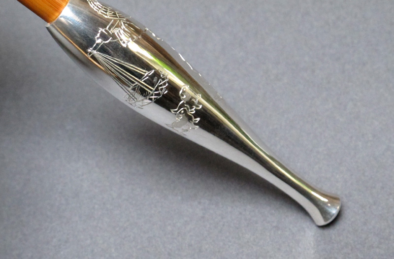 純銀 羅宇煙管 －北斎原画－ | 清課堂 / 錫・銀・各種金属工芸