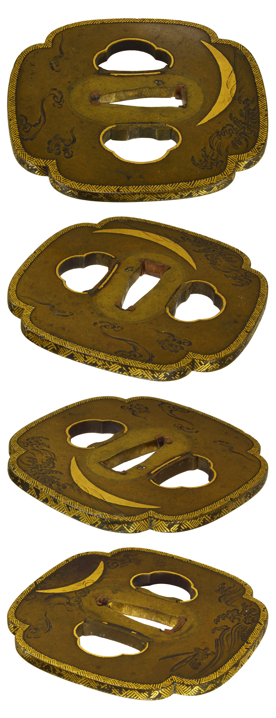 鍔 無銘 埋忠 竹生島図鍔(TU-130515)｜刀・日本刀の販売なら日本刀専門