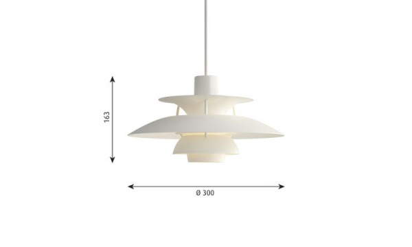 PH 5 モノクローム ペンダントライト / ホワイトLouis Poulsen（ルイス