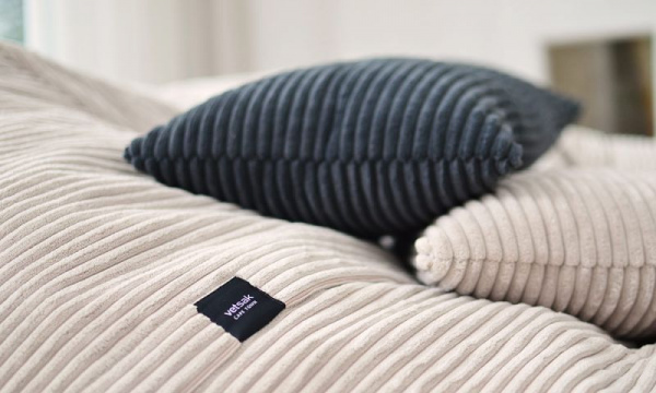 フェットサックL / ベロア ダークグレーvetsak（フェットサック