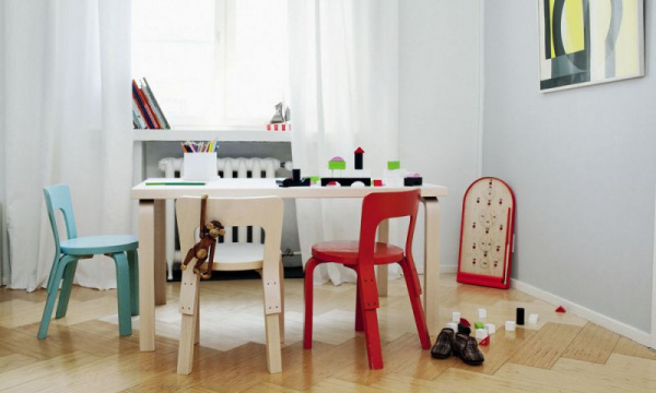 テーブル 81B W120×D75cm / ホワイトラミネートArtek（アルテック