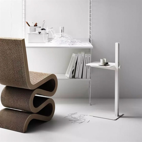 ミュージアム サイドテーブル ST-118 / ホワイトString Furniture