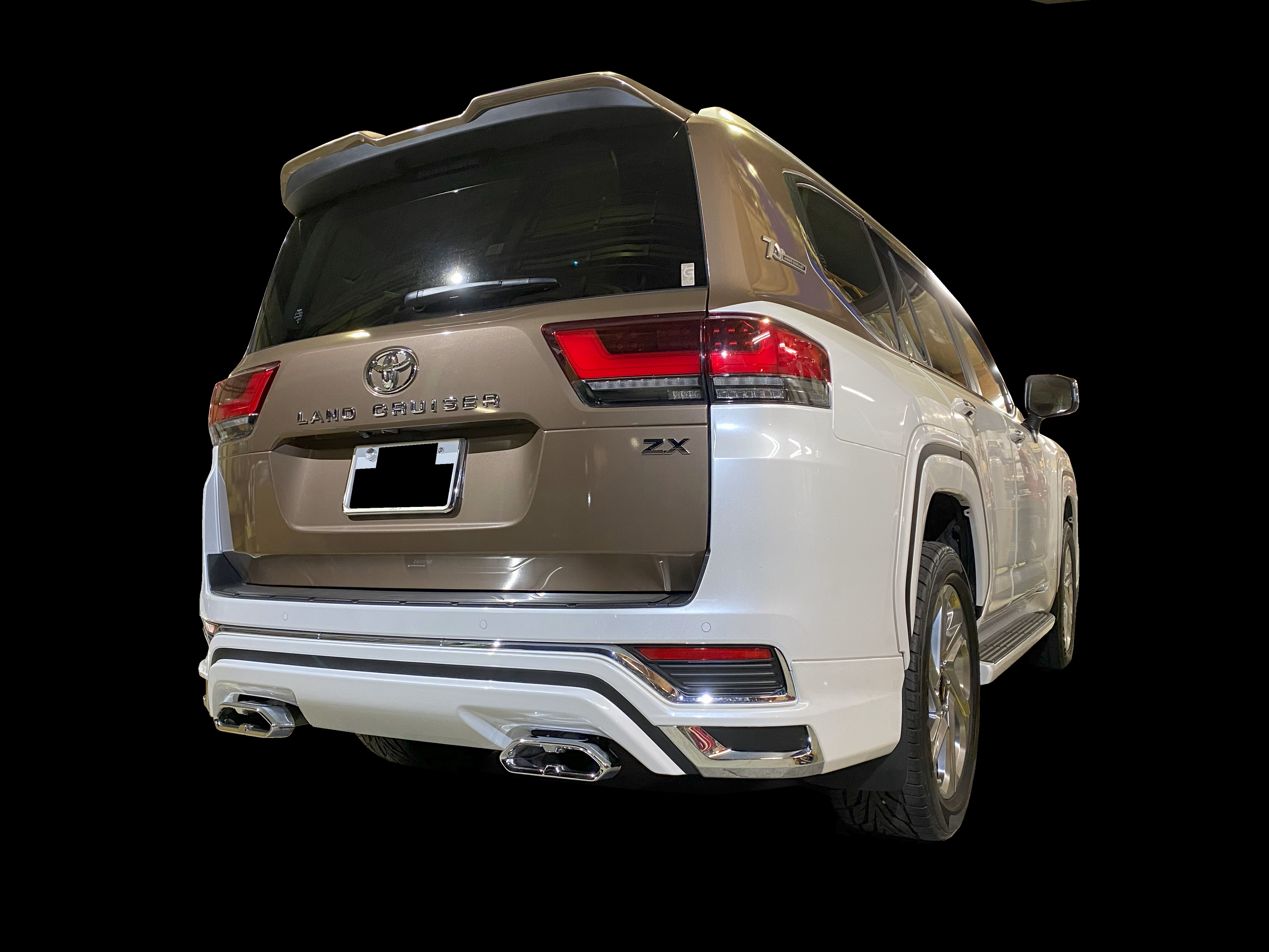 300系ランドクルーザー/モデリスタ マフラーカッター左右出しKIT