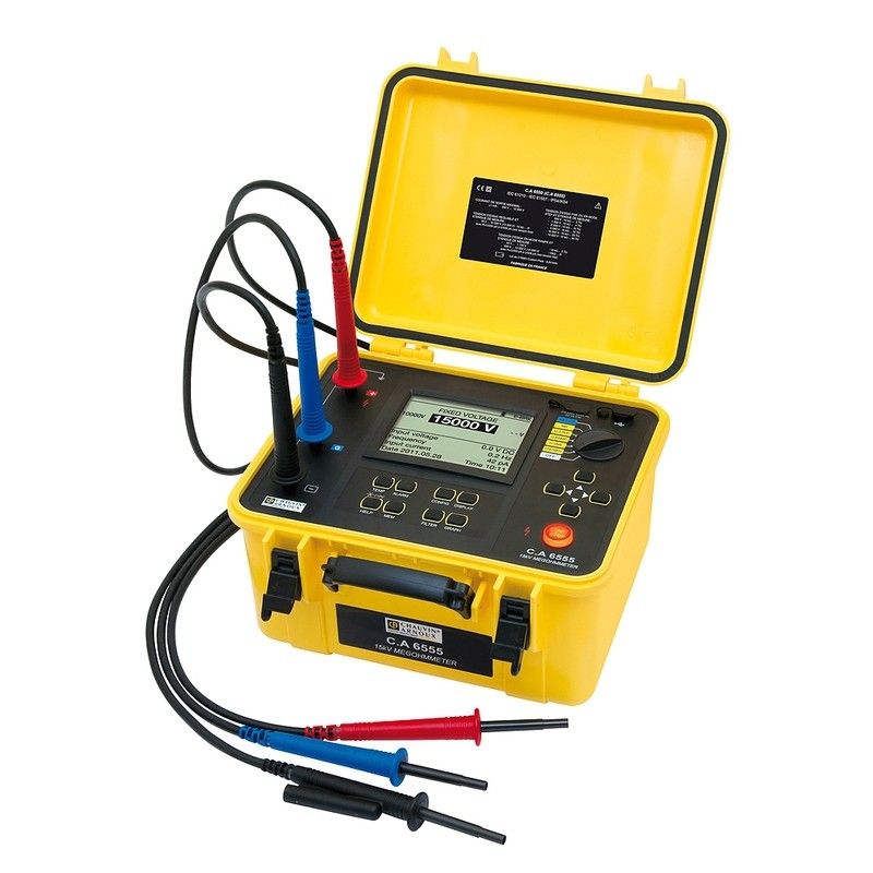 CA6555 15 kVdc İzolasyon Test Cihazı (İzolasyon Megeri) - TEST VE
