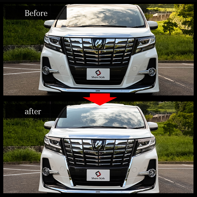 モデリスタ エアログレード バンパーのみ対応】スピンドルグリル