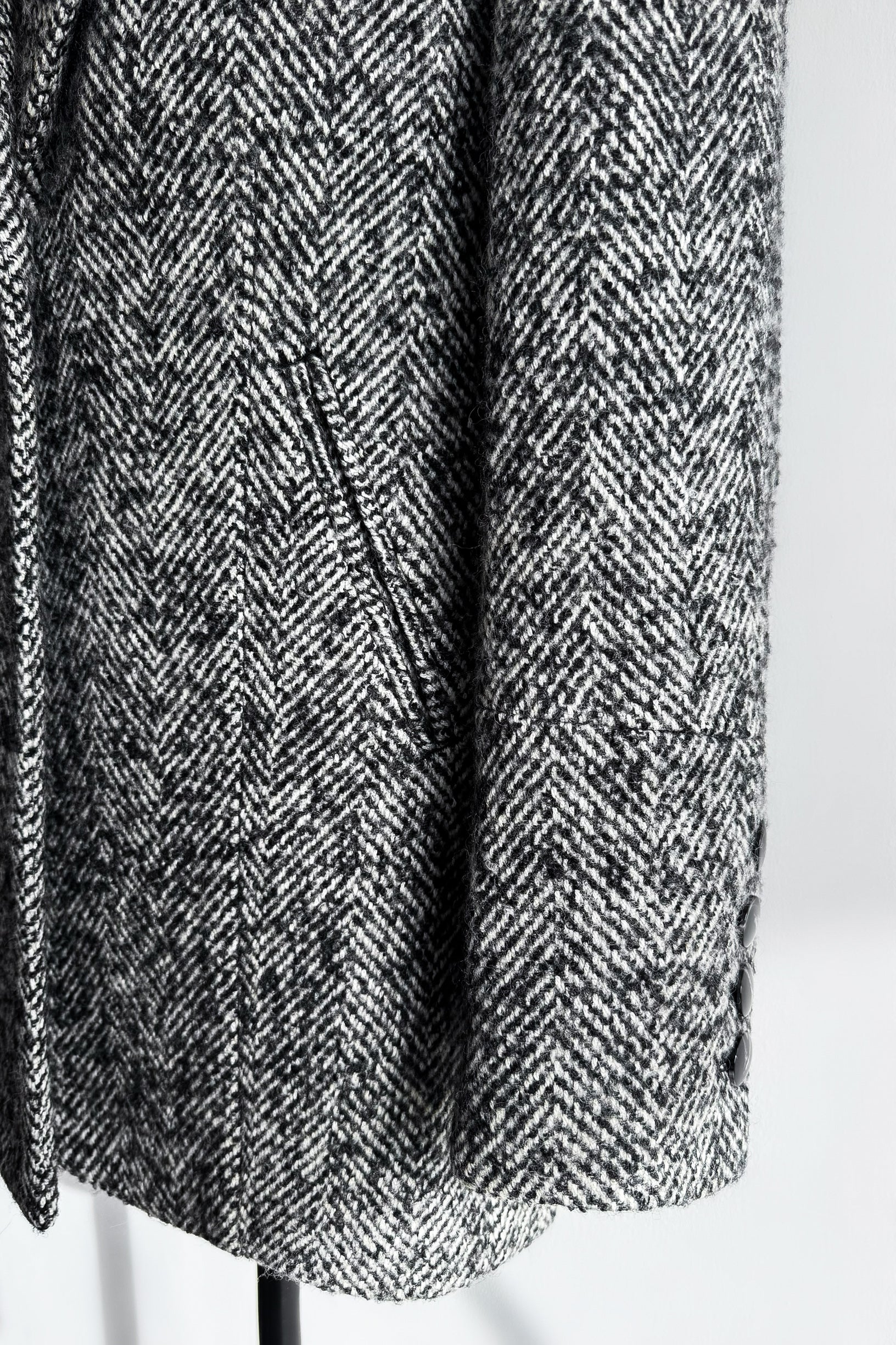 Herringbone Over Size Jacket Coat – shéller / シェリエ