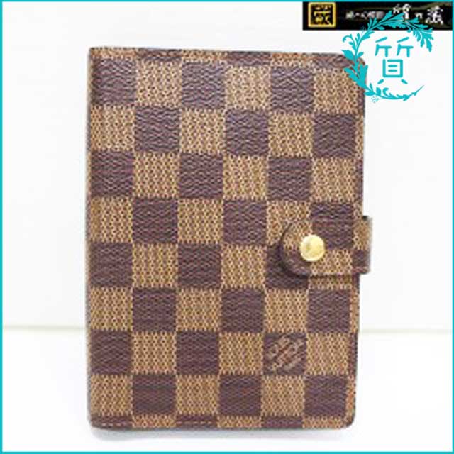 買取価格】ルイヴィトンのダミエ アジェンダPM手帳カバーR20700 ｜ 質