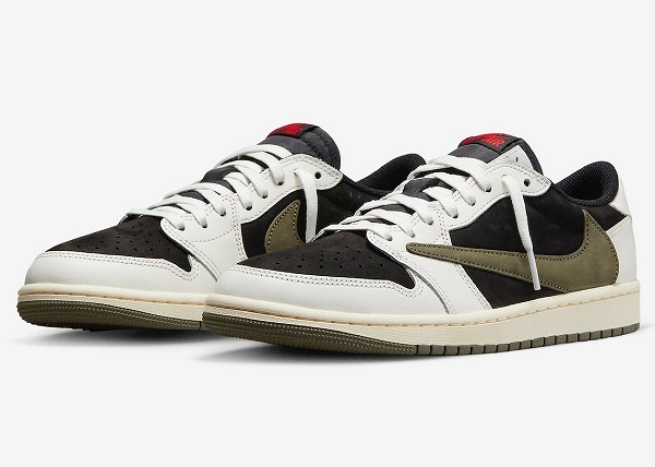 TRAVIS SCOTT × NIKE WMNS AIR JORDAN 1 RE LO OG SP OLIVE トラヴィス