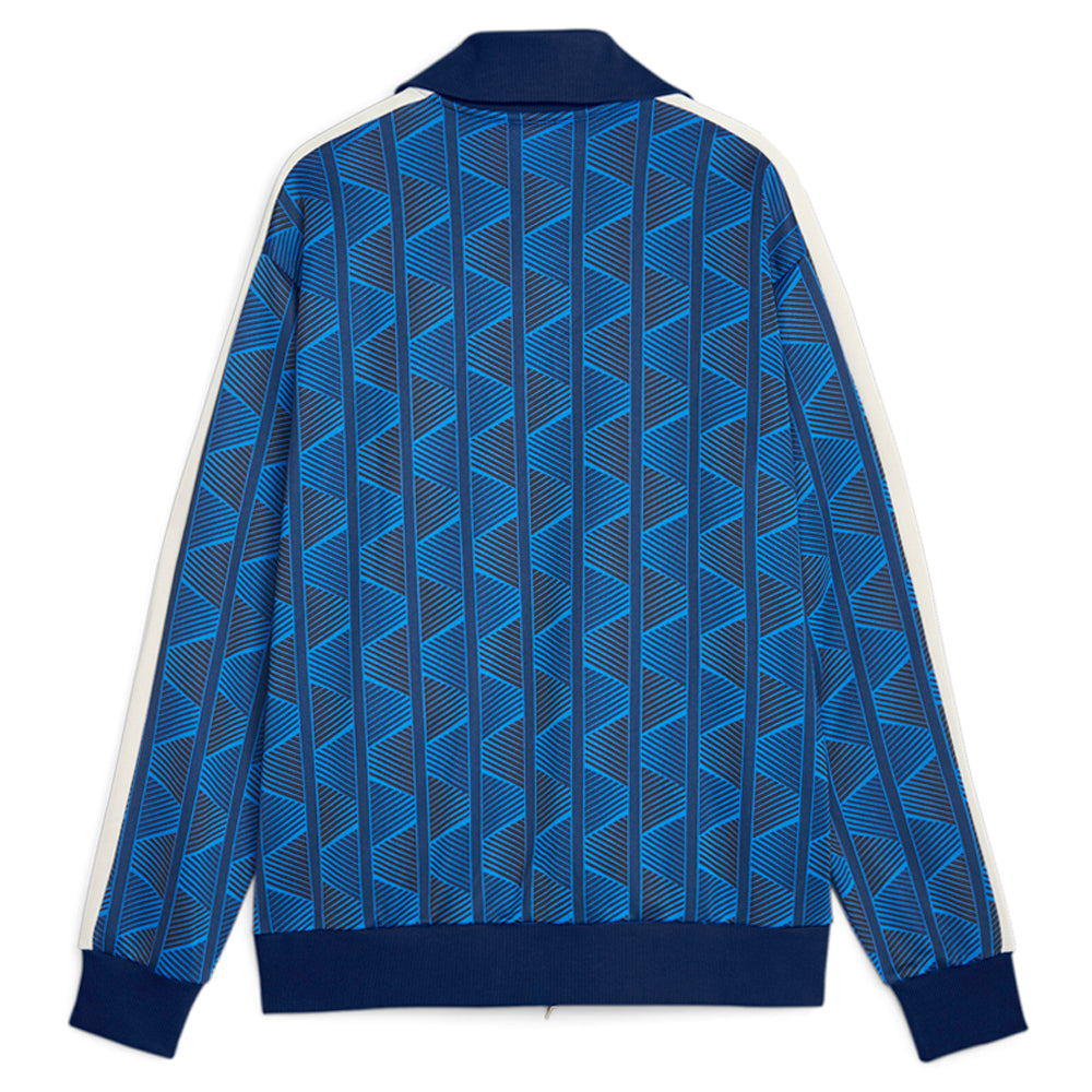 Shop Blue Mens Puma The Neverworn II T7 Track Full Zip Jacket