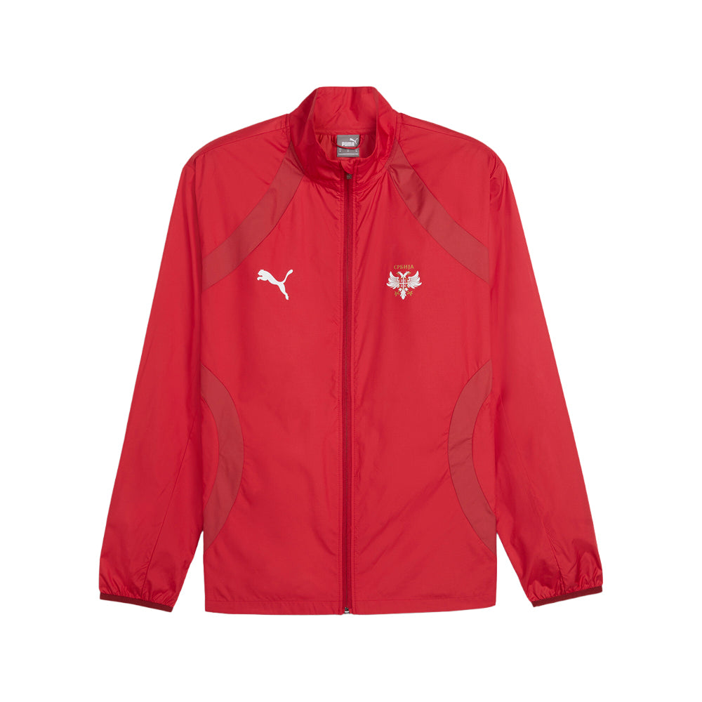 Shop Red Mens Fss Prematch Woven Full Zip Jacket – Shoebacca