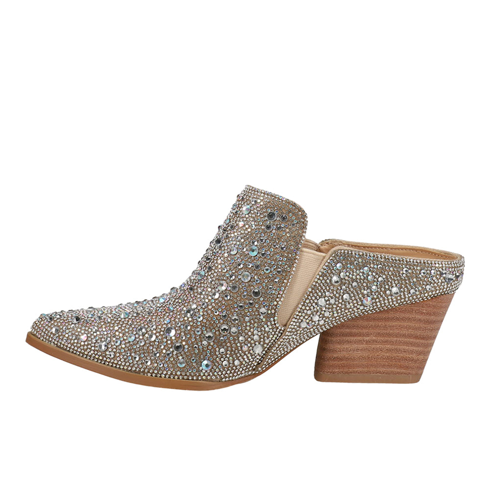 Shop Silver Womens Corkys Hello Darlin Rhinestone Pointed Toe