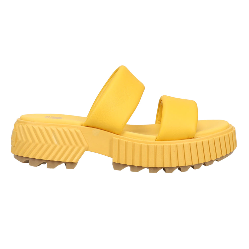 Shop Yellow Womens Sorel Ona Streetworks Slide Mid Sandals – Shoebacca