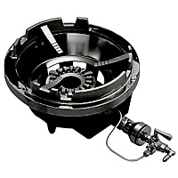 鋳物コンロ フラッシュバーナー 立型五徳 FG-2 LPガス - 調理器具のSHOKUBI