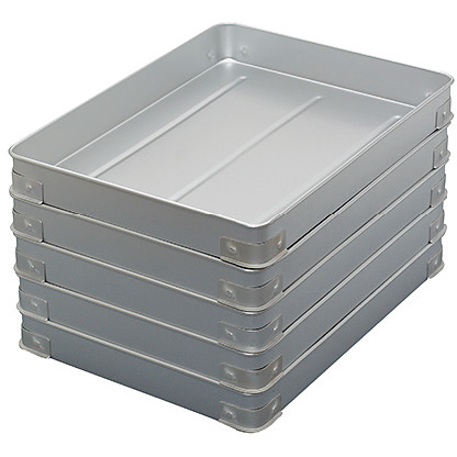 アルミ 餃子バット 本体 大・深 - 調理器具のSHOKUBI