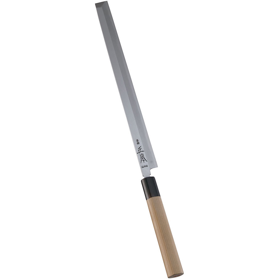 正本総本店 正本 本霞玉白鋼 蛸引刺身 27cm - 調理器具のSHOKUBI