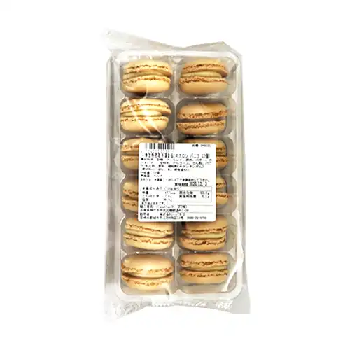 Wismettacフーズ マカロンバニラ 12個|業務用食品・食材の通販は食材デポ