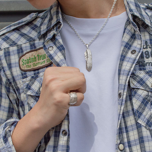 Good Line】フェザーピンキーリング [GL-017]