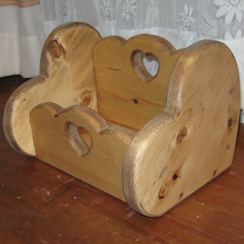 ショップさいなびドットコム / サイドがハートの小物入れ・カントリー