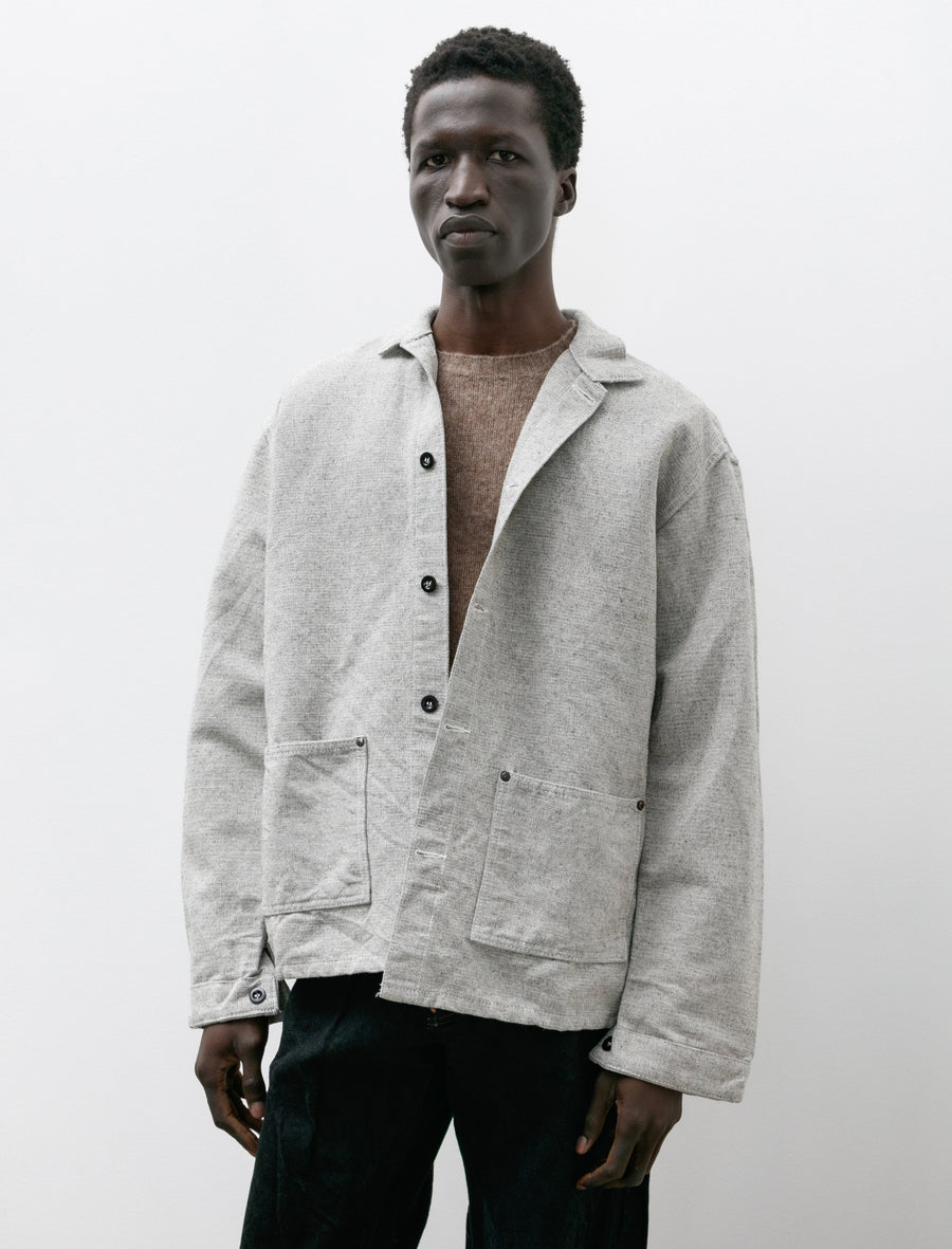 Tender 980 Dart Shoulder Jacket Herdwick Wool Cotton Grog Rinsed