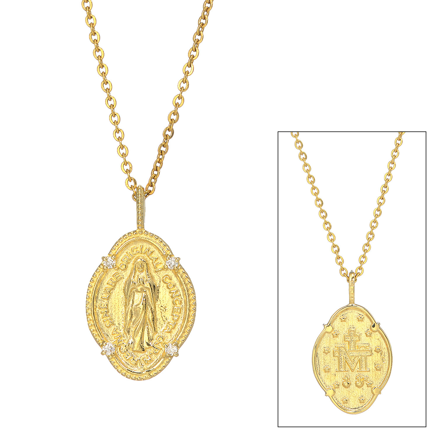 エムイー・ブリランテ 18K ダイヤモンド マリアモティーフ