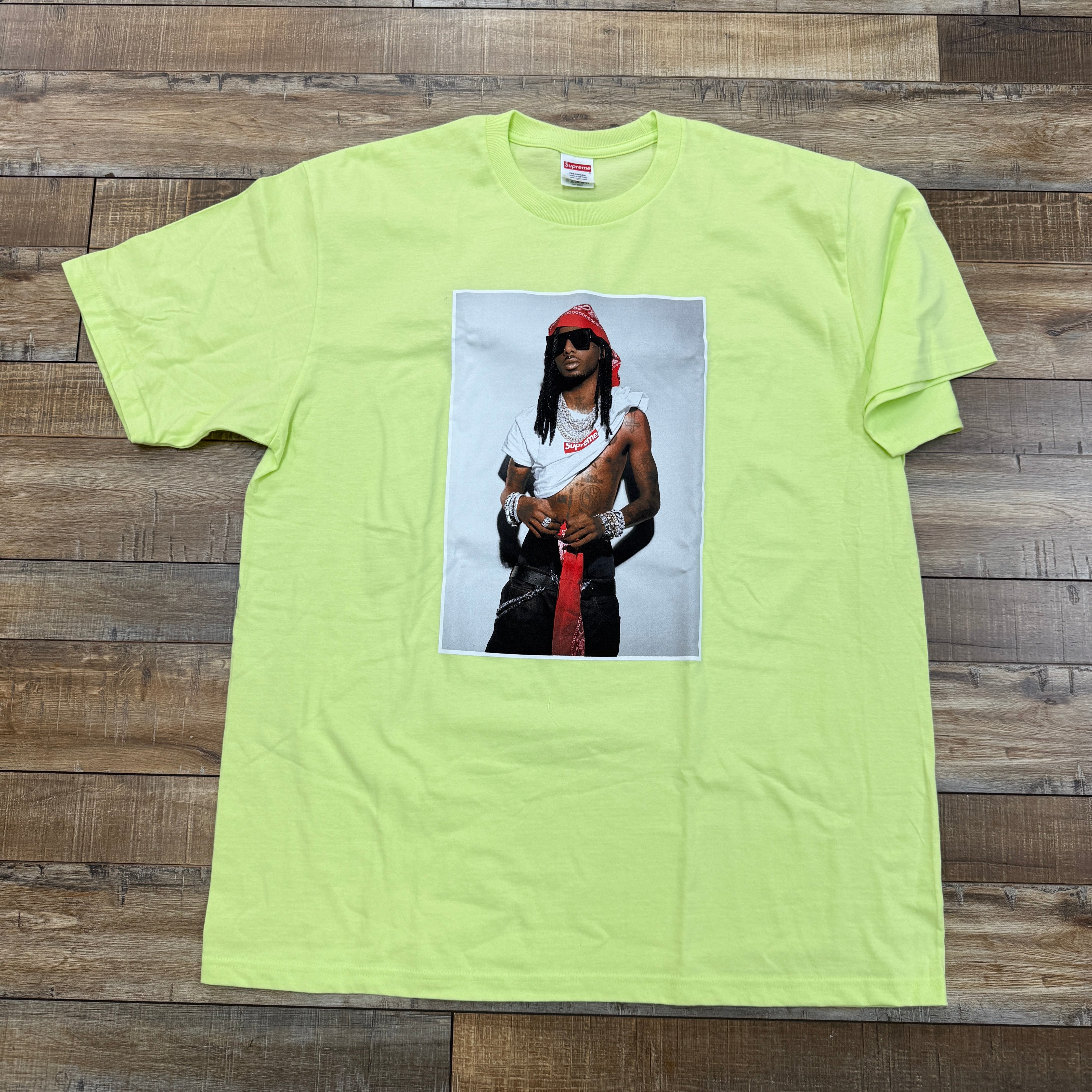 Supreme Playboi Carti Tee Pale Green – Holy Ground