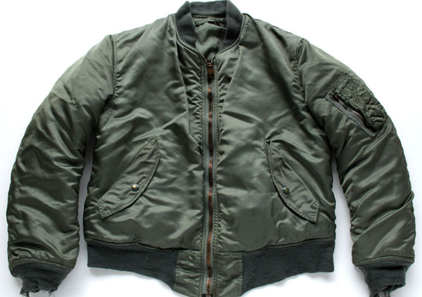 80s 米軍 USAF MA-1 グランドクルー フライトジャケット M - Sixpacjoe