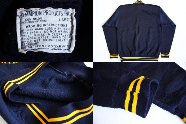 60s CHAMPIONチャンピオン プロダクツ タタキタグ スウェット 紺 L