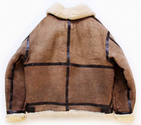 80s USA製 AVIREXアヴィレックス B-3 ムートン フライトジャケット