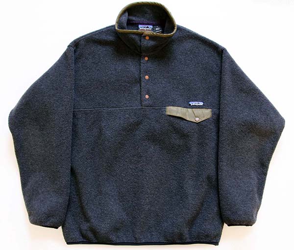 90s USA製 patagoniaパタゴニア シンチラ フリース スナップT