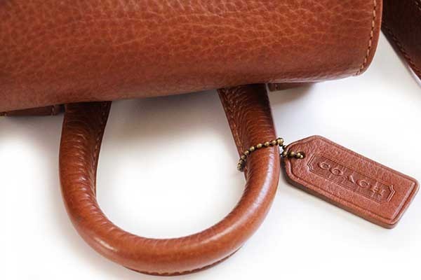 イタリア製 COACH オールド コーチ レザー リュックサック 茶☆4911