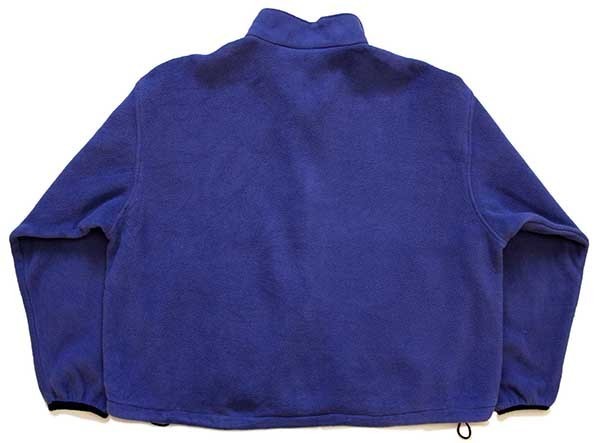 90s USA製 Woolrichウールリッチ POLARTEC フリースジャケット 青紫 XL