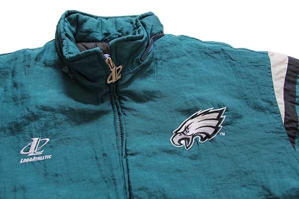 90s LOGO ATHLETIC NFL PHILADELPHIA EAGLES 刺繍 キルティング