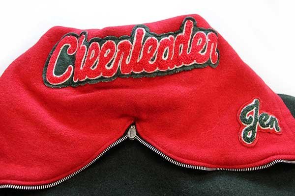 90s DeLONGデロング パッチ付き セーラーカラー メルトン ウール