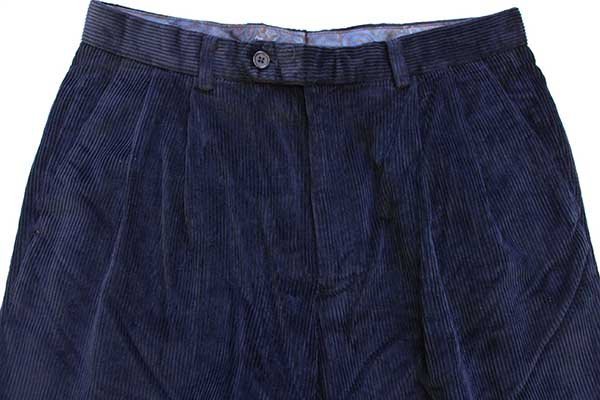 LAUREN ラルフローレン ツータック コットン 太畝 コーデュロイパンツ